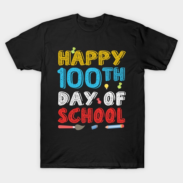 Happy 100 th day of school T-Shirt by rohanbhuyan